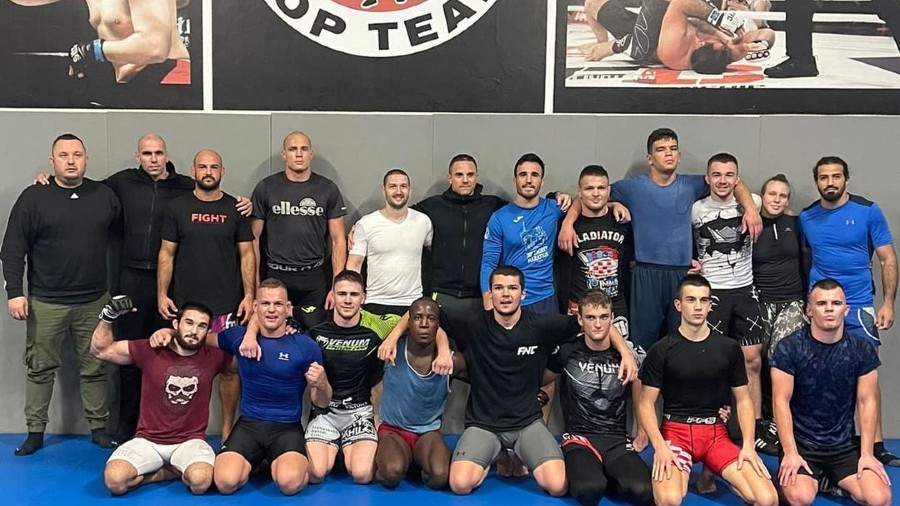 Članovi Ahileja posjetili zagrebački ATT-e, Bojković i Čelić zajedno odradili trening!