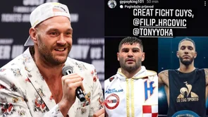 Tyson Fury komentirao potencijalni sraz Hrgovića i Yoke: I 'Gipsy King' želi gledati okršaj rivala iz amaterskih dana!