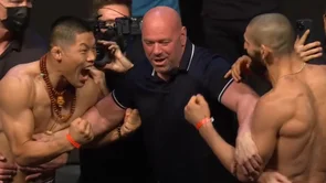 Završeno ceremonijalno vaganje za sutrašnji UFC: Osiguranje razdvajalo Chimaeva i Jinglianga!