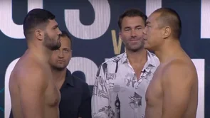 Sve je spremno za boksački spektakl: Zhang znatno teži od Hrgovića, Usyk i Joshua na standardnoj kilaži!