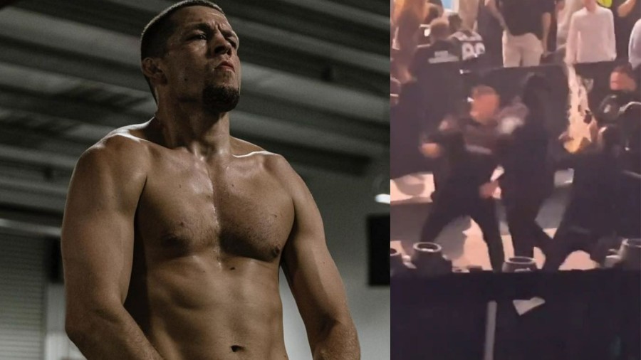 Nate Diaz preplašio čovjeka tijekom Jake Paul i Tyron Woodley 2 eventa!