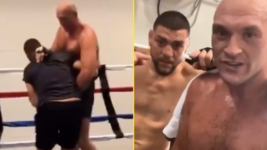 Nick Diaz i Tyson Fury odradili zajednički trening: pogledajte snimke u kojima WBC prvak ući MMA segmente