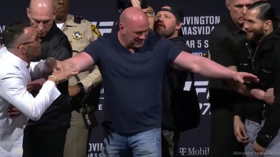 Covington i Masvidal odradili prvo sučeljavanje u mnoštvu policije i osiguranja!