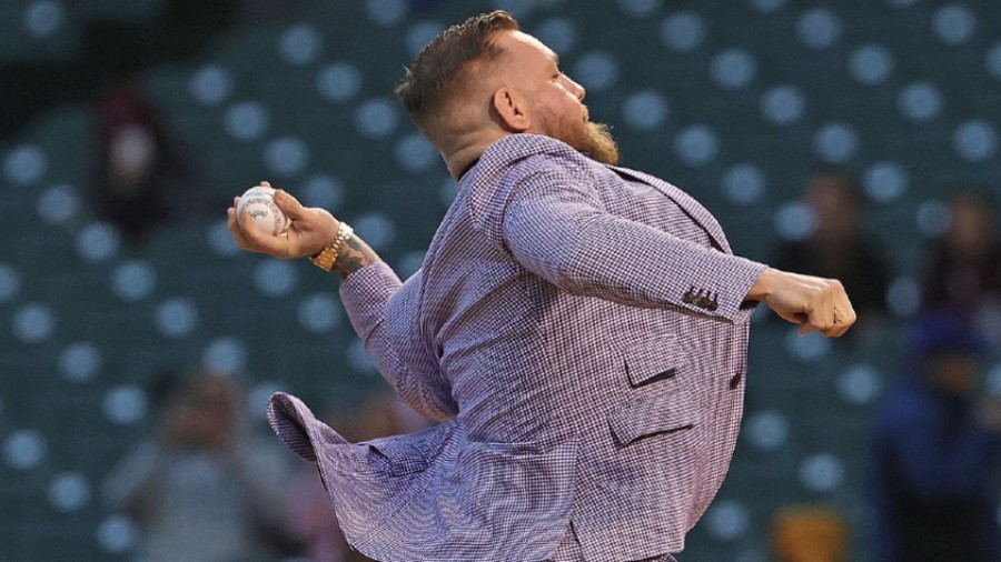 Conor McGregor demonstrirao svoje bejzbol 'sposobnosti': Irac se osramotio na prvom bacanju!