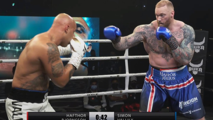 Hafthor Bjornsson nastavlja boksački put: 'najjači' čovjek na svijetu odradio meč s vrlo dobrim profesionalcem!