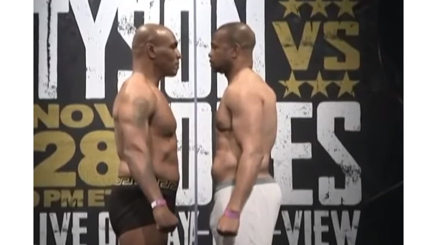 (Video) Mike Tyson i Roy Jones Jr. prošli vagu, Tyson teži za 5 kg