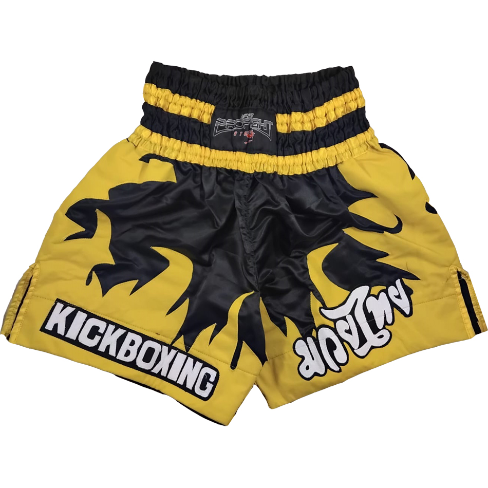 Muay Thai hlačice Black & Yellow